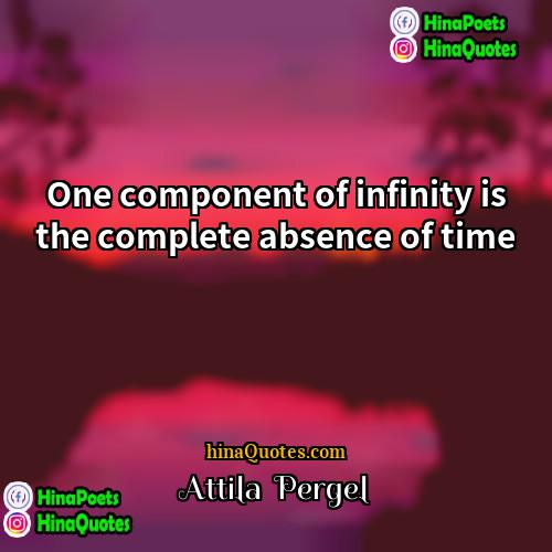 Attila  Pergel Quotes | One component of infinity is the complete