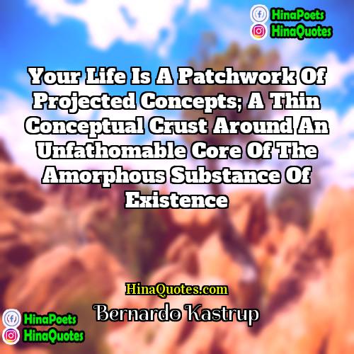 Bernardo Kastrup Quotes | Your life is a patchwork of projected