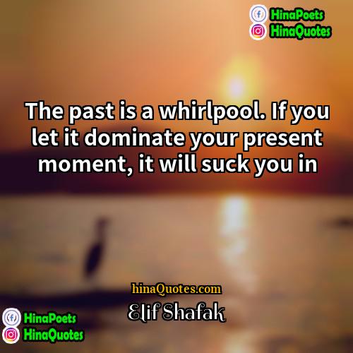 Elif Shafak Quotes | The past is a whirlpool. If you