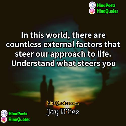 Jay DCee Quotes | In this world, there are countless external