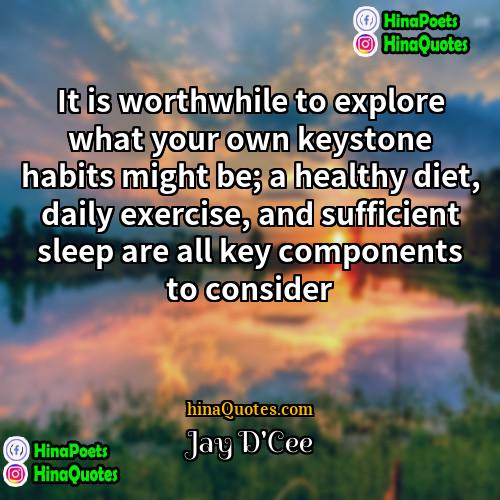 Jay DCee Quotes | It is worthwhile to explore what your