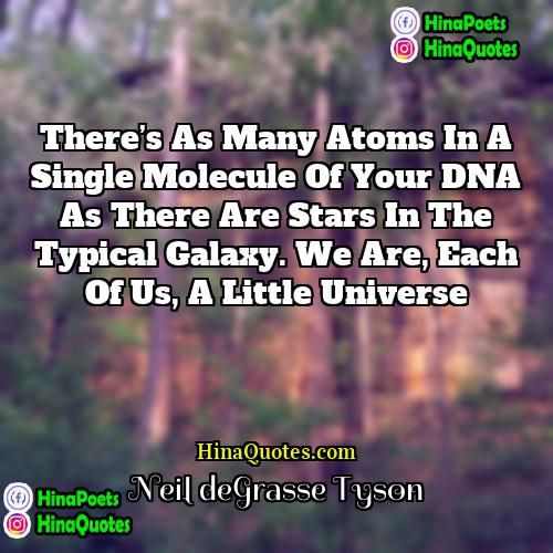 Neil deGrasse Tyson Quotes | There’s as many atoms in a single