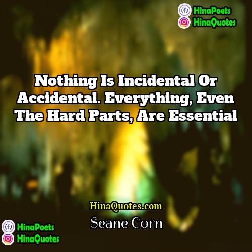 Seane Corn Quotes | Nothing is incidental or accidental. Everything, even