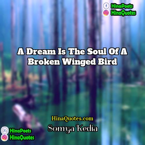 Somya Kedia Quotes | A Dream is the Soul of a