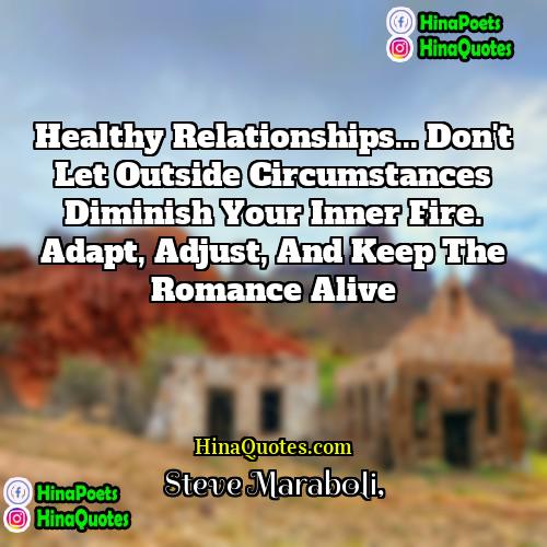 Steve Maraboli Quotes | Healthy Relationships... Don't let outside circumstances diminish