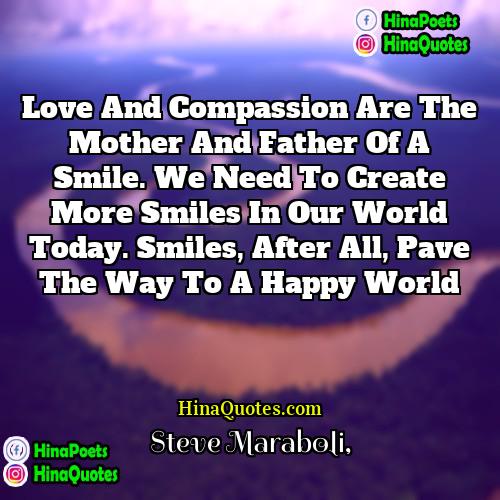 Steve Maraboli Quotes | Love and compassion are the mother and