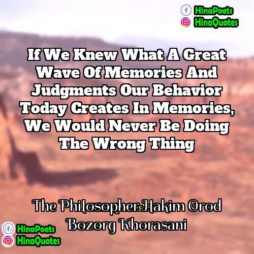 The Philosopher Hakim Orod Bozorg Khorasani Quotes | If we knew what a great wave