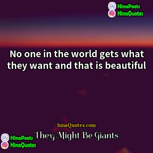 They Might Be Giants Quotes | No one in the world gets what